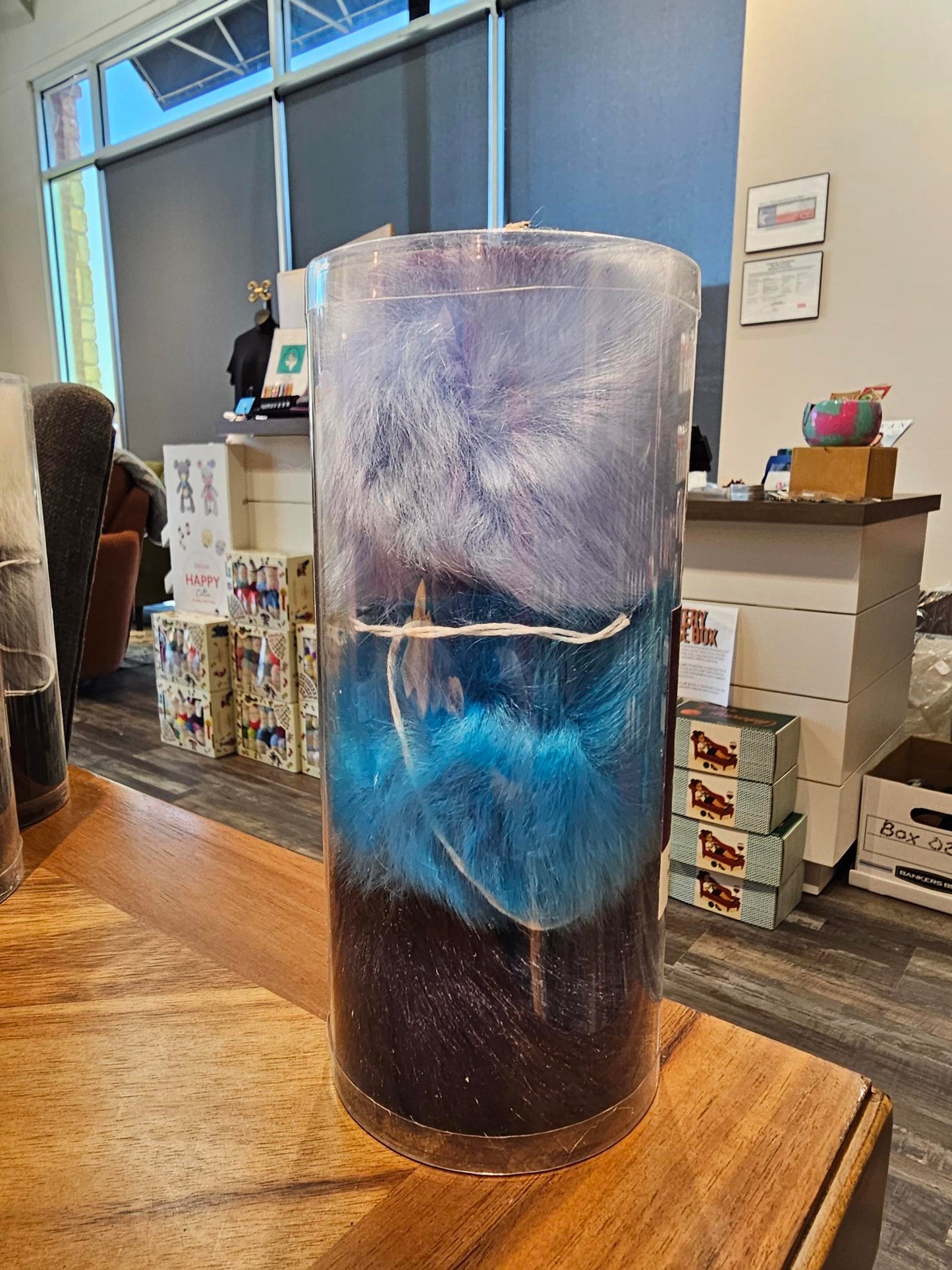 Faux Fur Pom-Pom Set 12cm