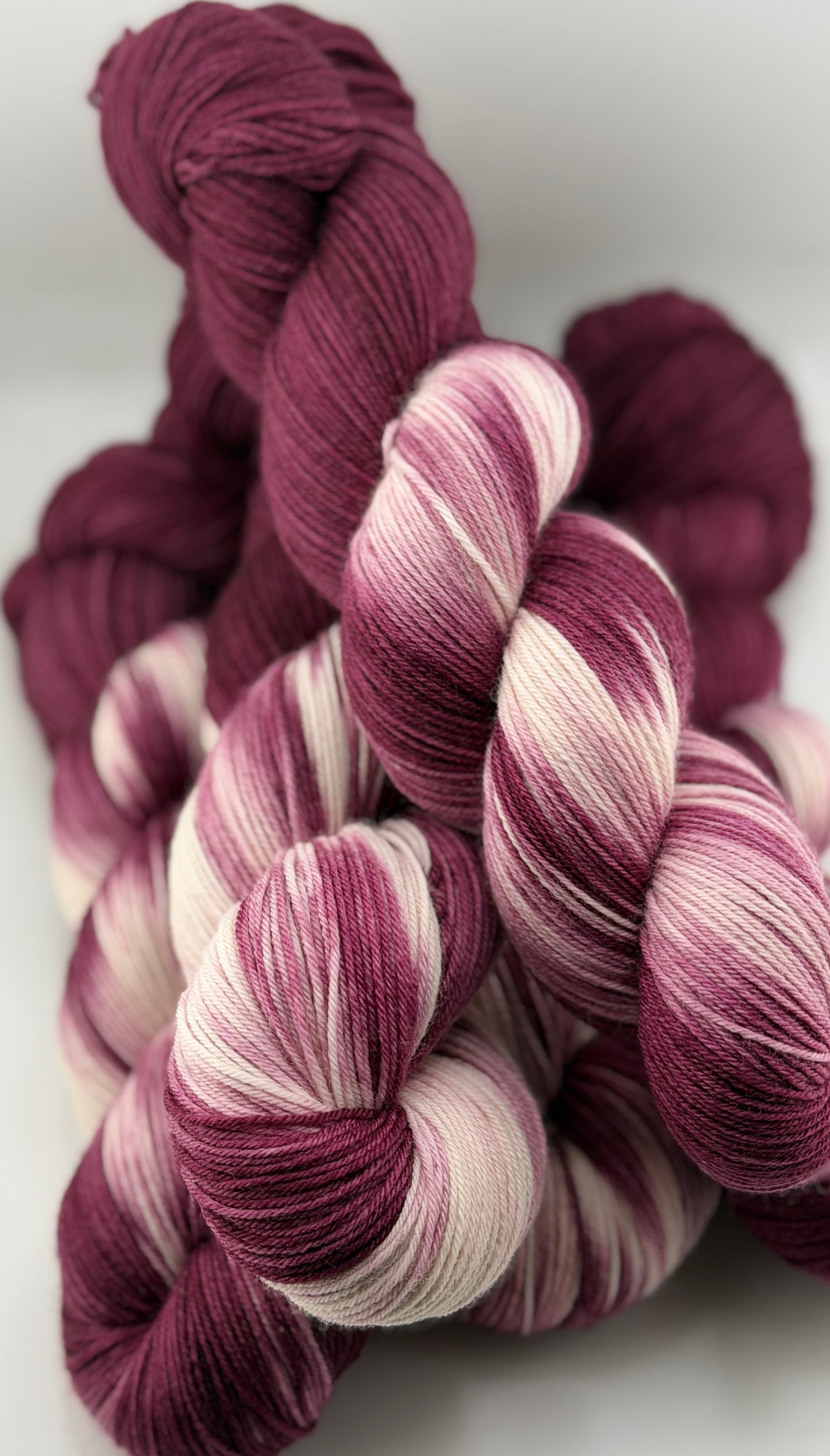 Garnet Petals Yarnette Hand Dyed Yarns