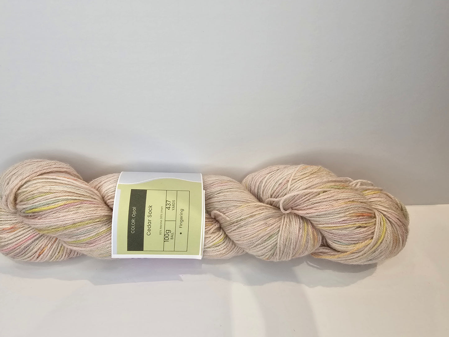Cedar Sock Fingering - Twisted and Spun Yarn
