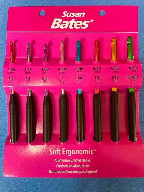 Ergonomic Silvalume Hook Set E-K (w/7)