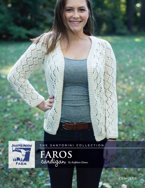 Faros Cardigan by Kathleen Dames Pattern Only