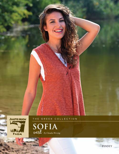 Sofia Vest by Claudia Wersing Pattern Only