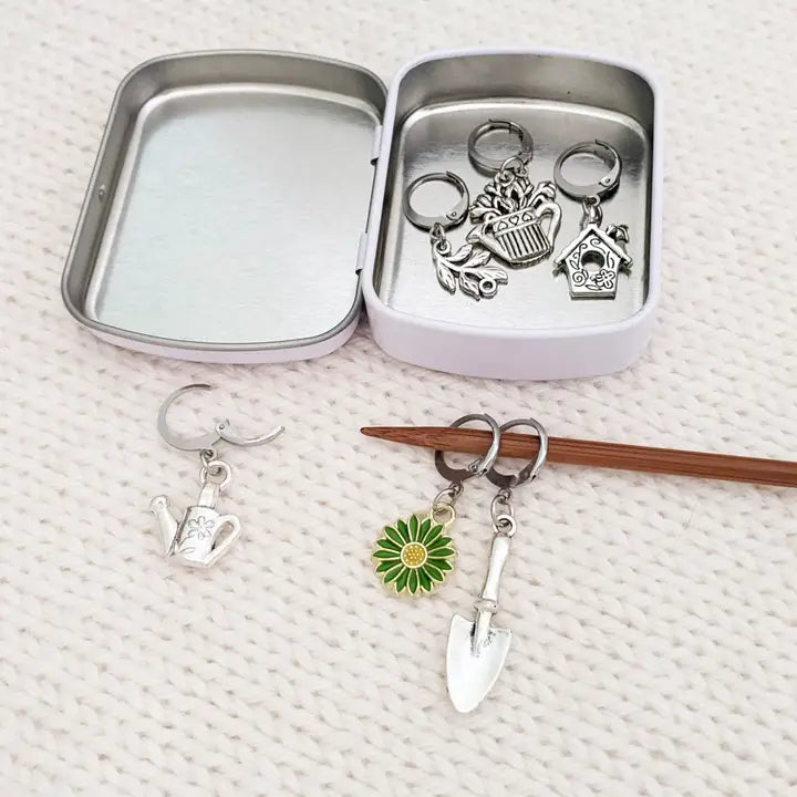 Gardeners Locking Stitch Markers - Set of 6