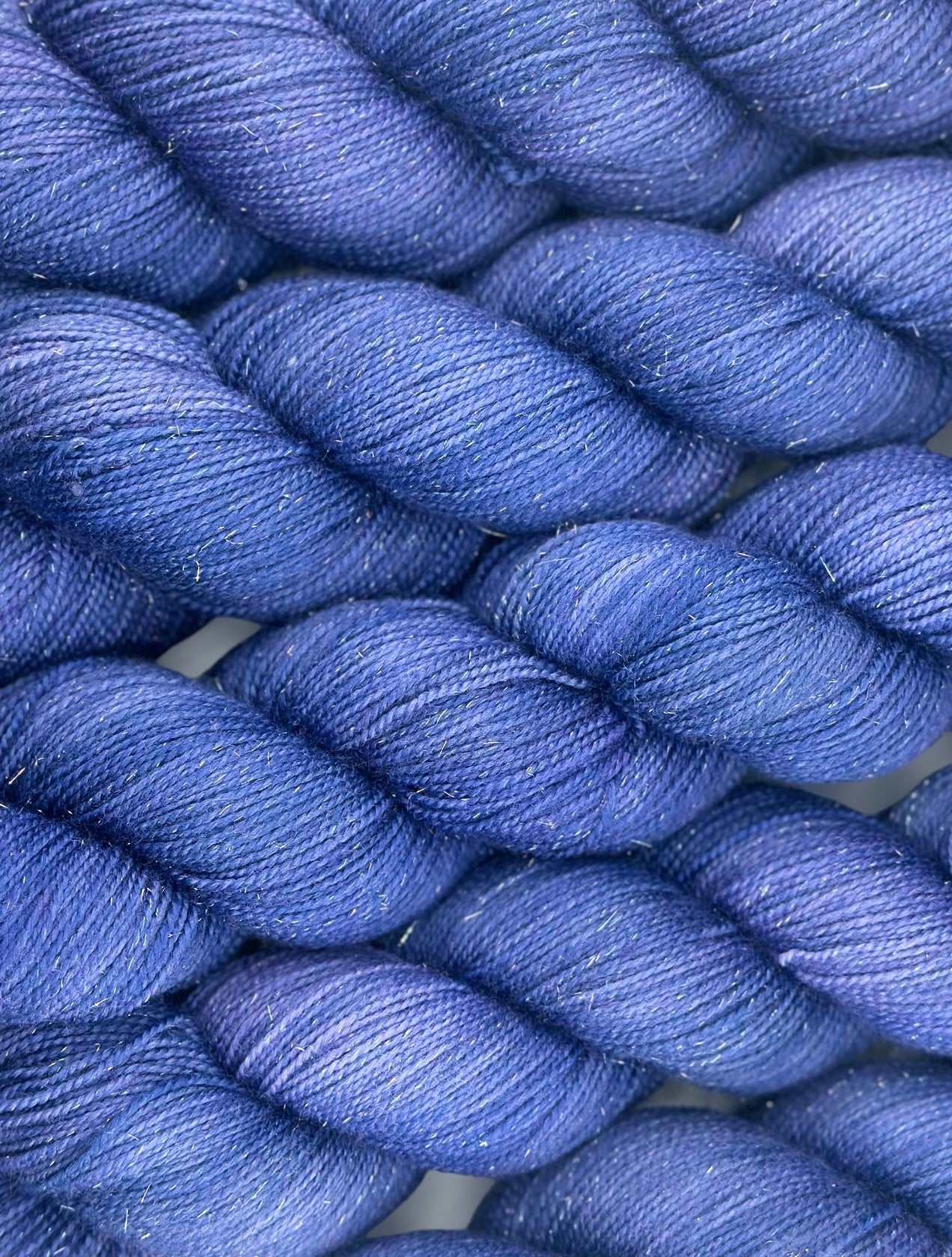 Indigo Sparkle by Yarnette Hand Dyed Yarns