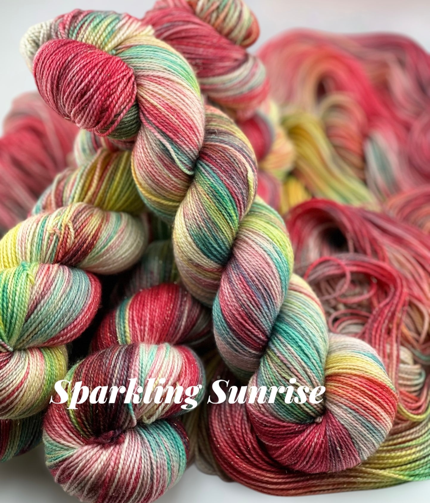 Sparkling Sunrise by Yarnette Hand Dyed Yarns