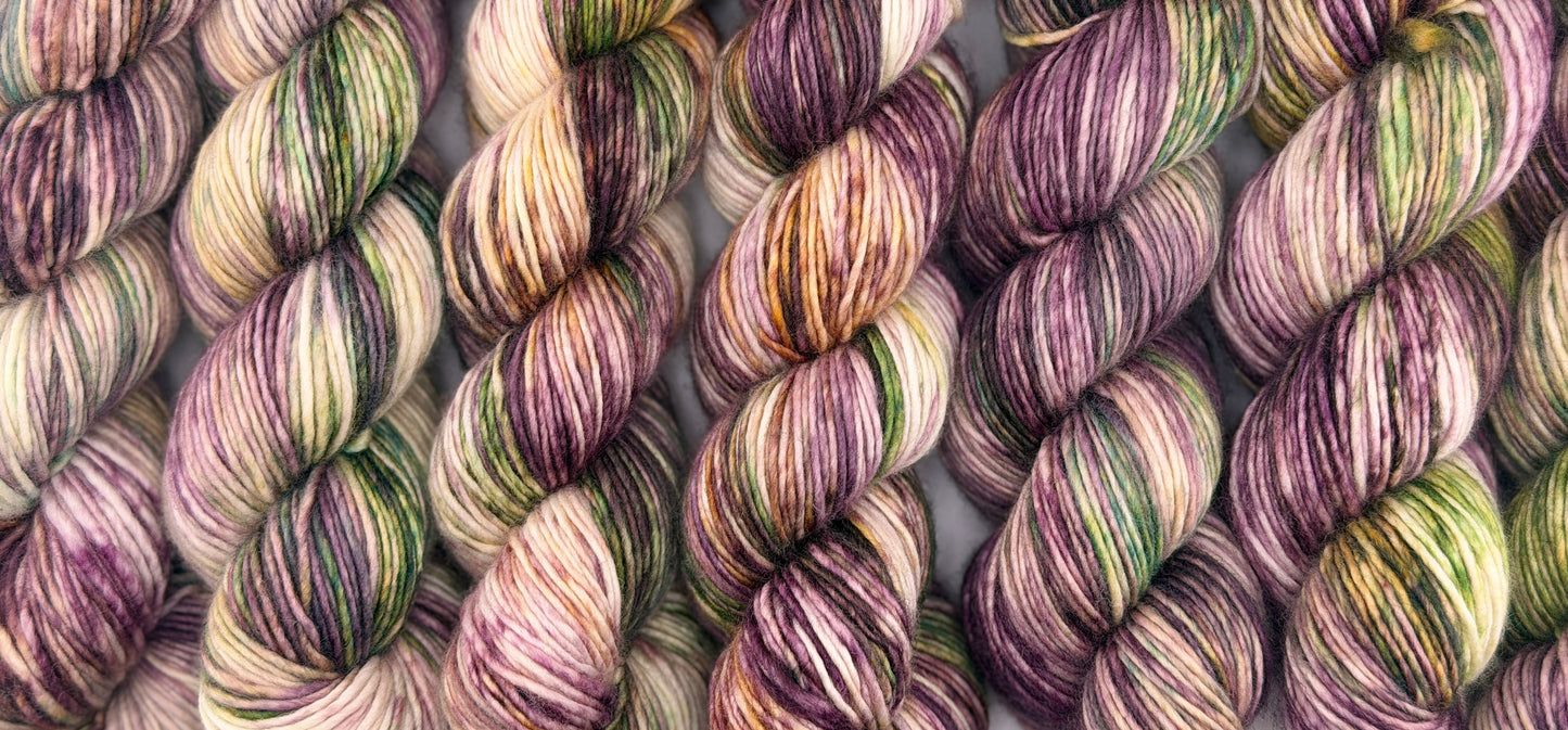 Plum & Patina by Yarnette Hand Dyed Yarns