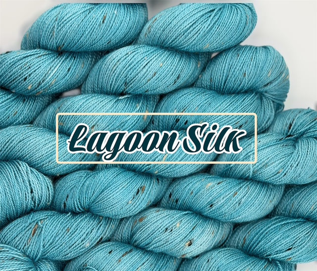 Lagoon Silk by Yarnette Hand Dyed Yarns