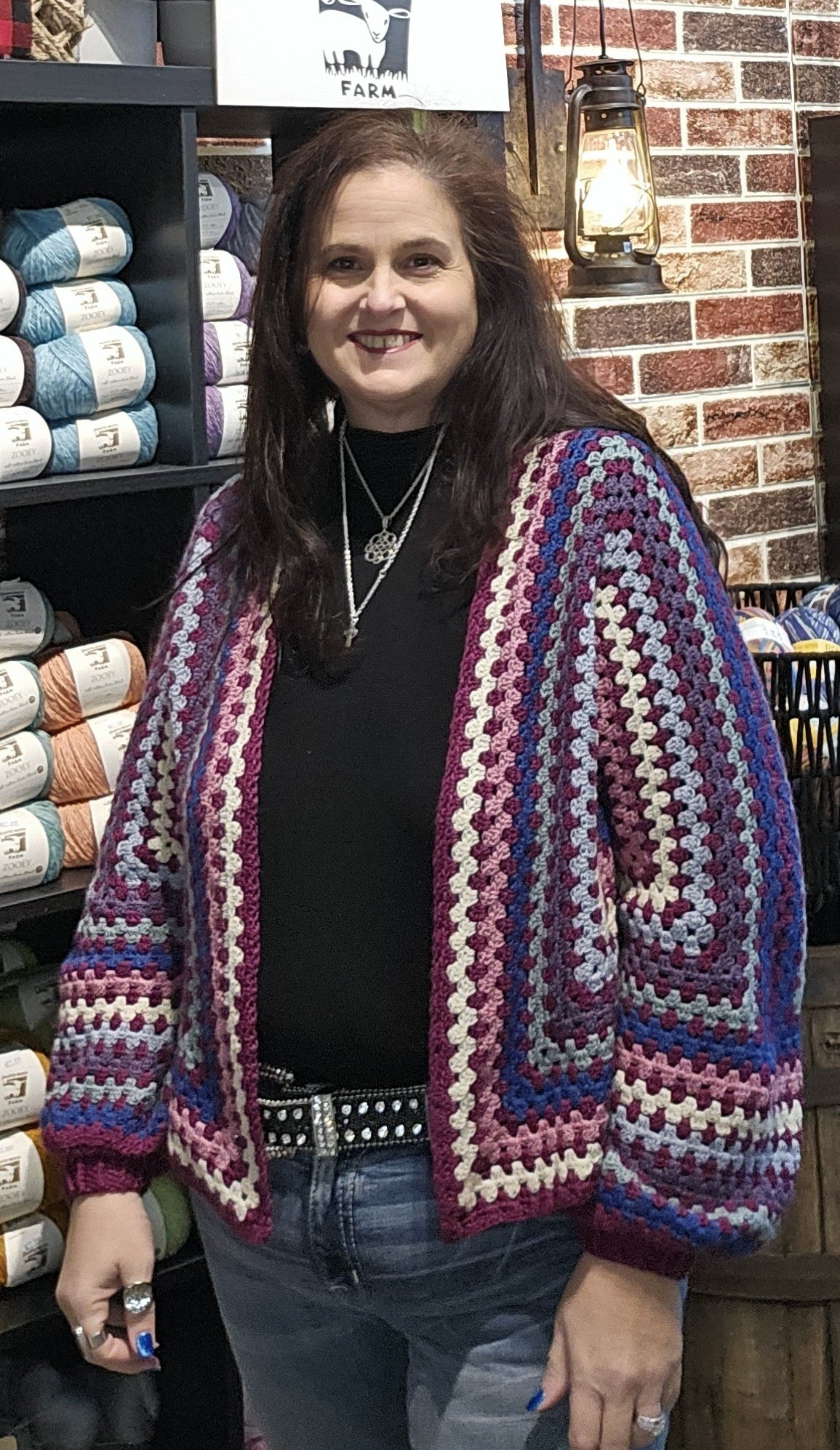 Hexa-Cardigan Crochet Class (Adventurous Beginner)