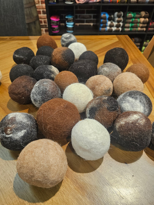 Reusable Alpaca Dryer Balls (sets of 3)