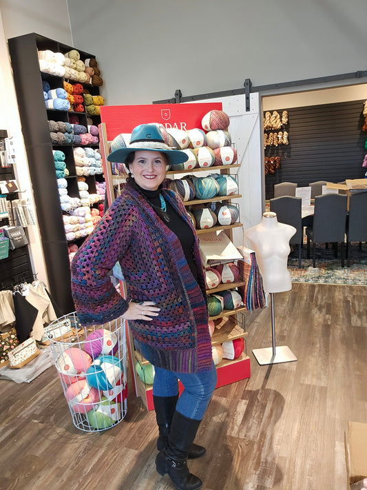 Hexa-Cardigan Crochet Class (Adventurous Beginner)