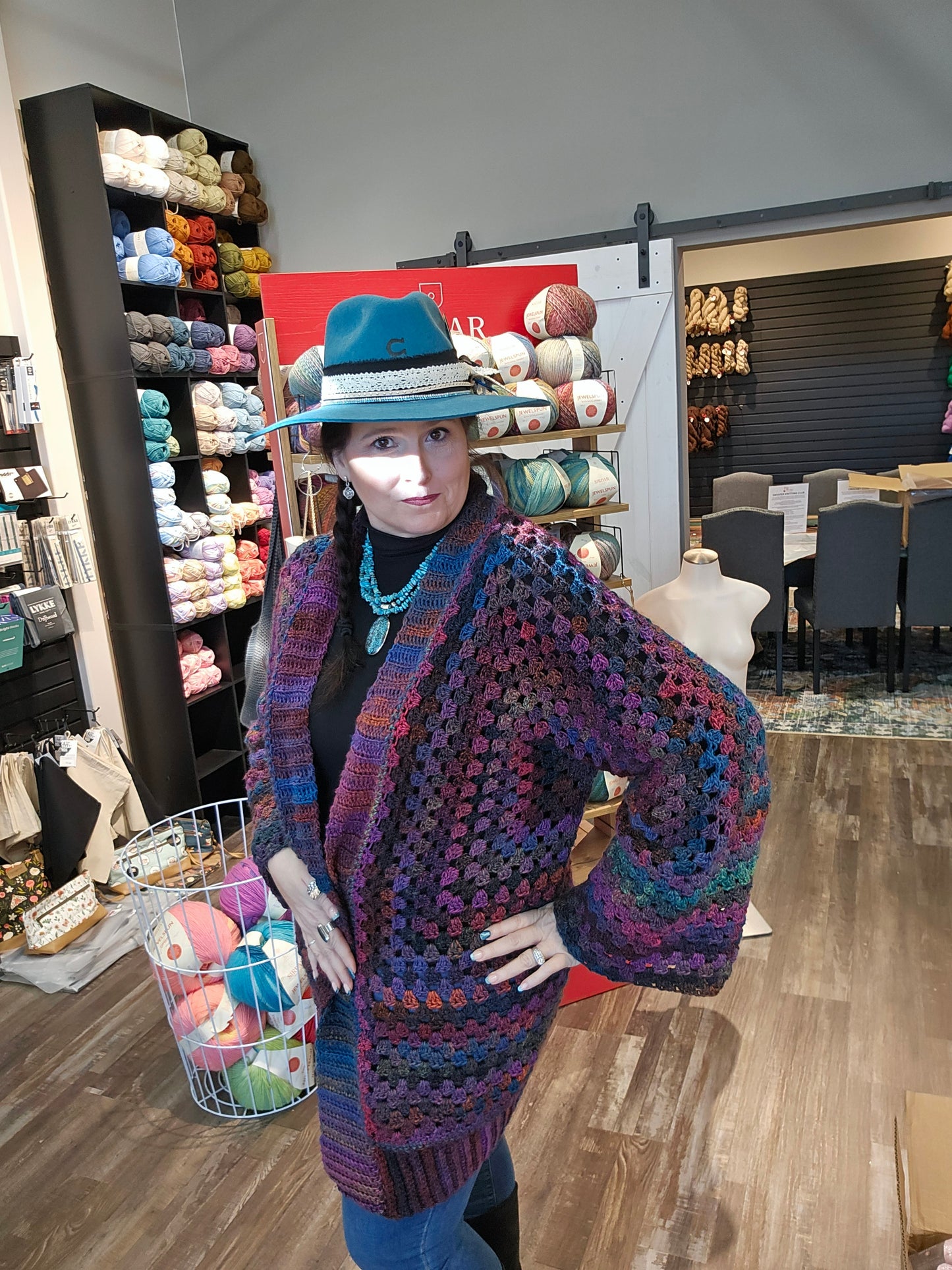 Hexa-Cardigan Crochet Class (Adventurous Beginner)