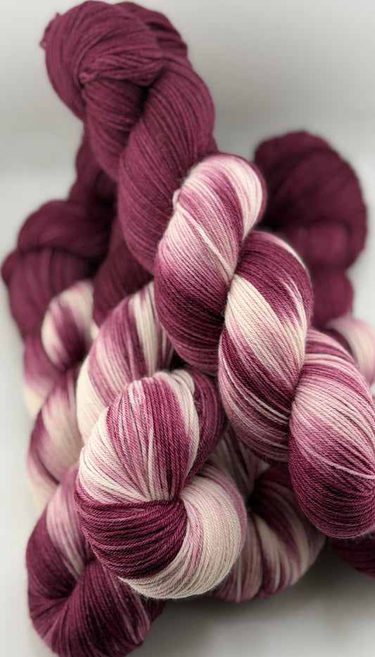 Garnet Petals Yarnette Hand Dyed Yarns