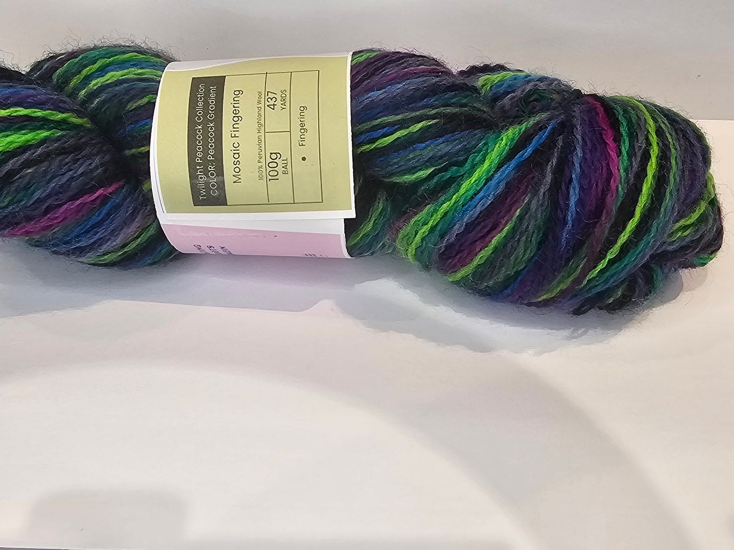 Mosaic Fingering by Twisted and Spun