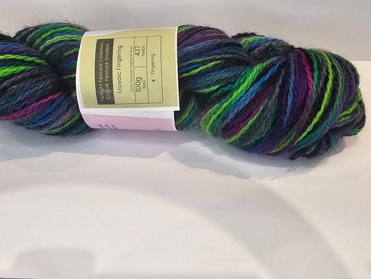 Mosaic Fingering by Twisted and Spun