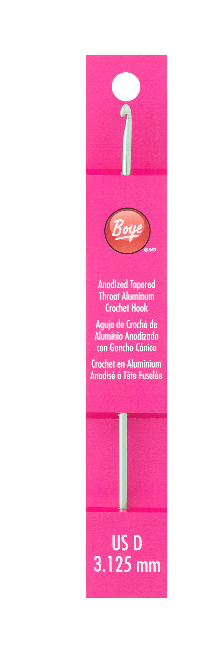 Aluminum Boye Crochet Hook