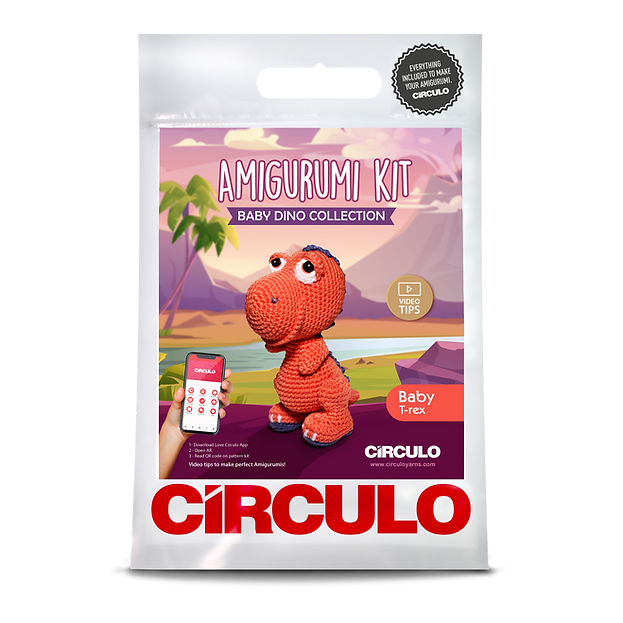BABY DINOS COLLECTION Amigurumi Kits by Circulo