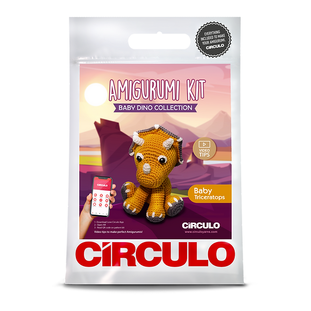 BABY DINOS COLLECTION Amigurumi Kits by Circulo
