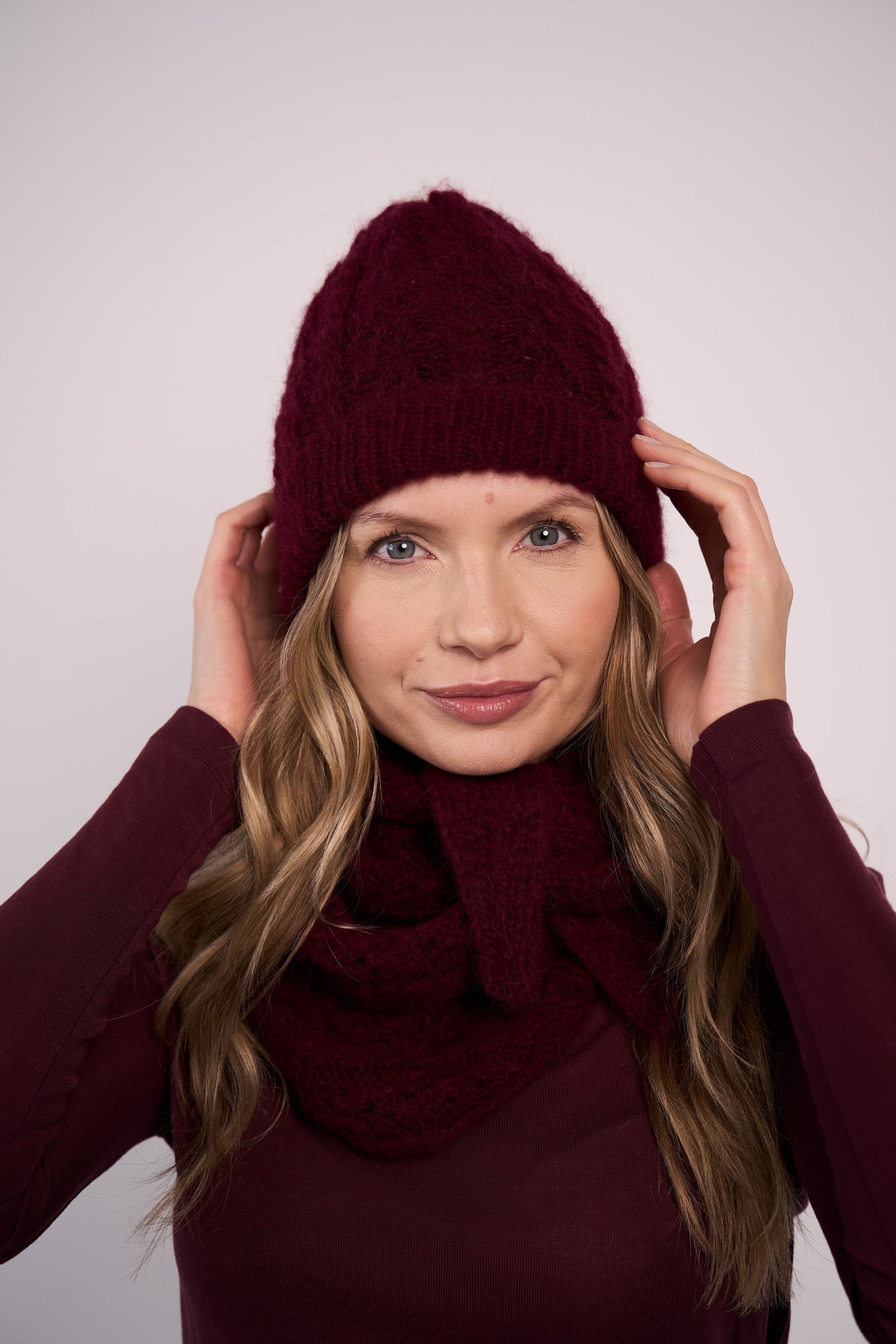 Bryony Hat + Scarf - Mode by Rowan Pattern