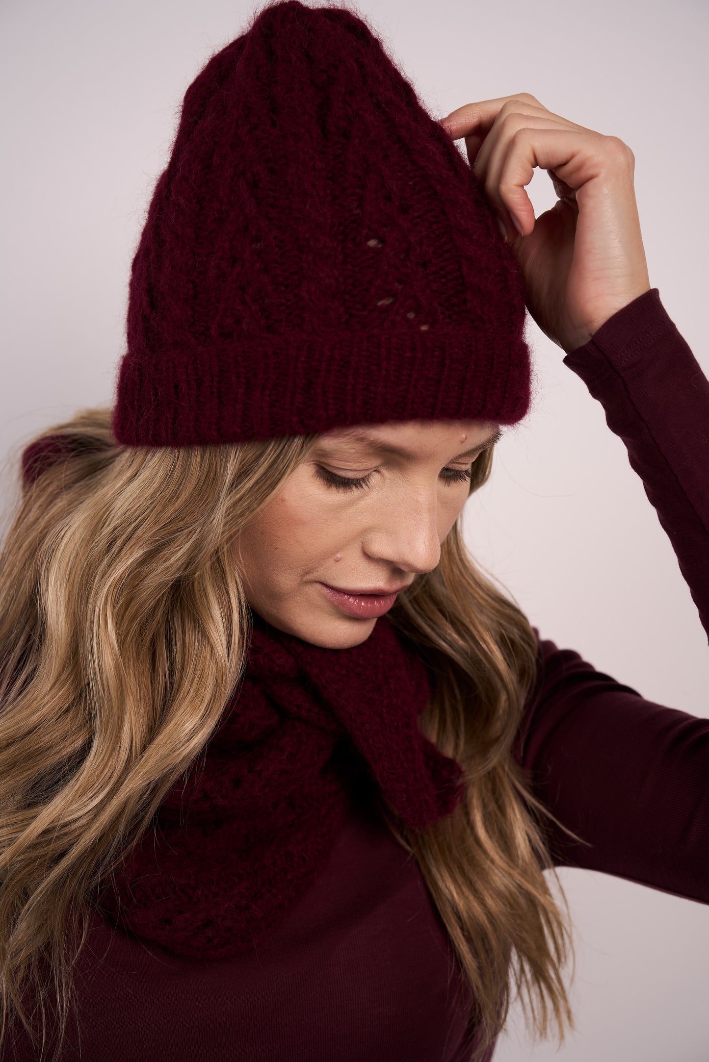 Bryony Hat + Scarf - Mode by Rowan Pattern