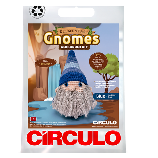 Elemental Gnomes Collection Amigurumi Kits by Circulo