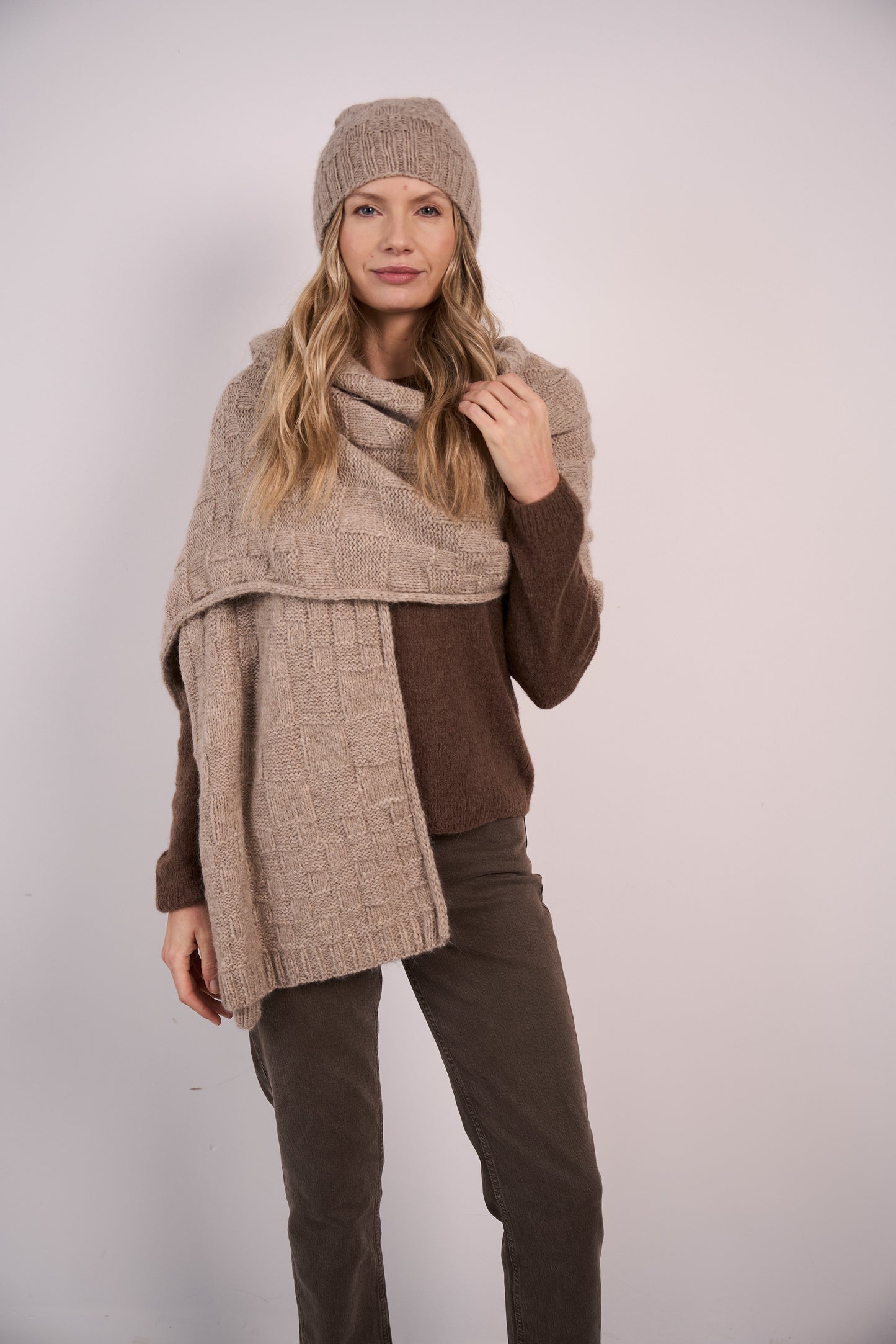 Heather Hat + Wrap - Mode by Rowan Pattern