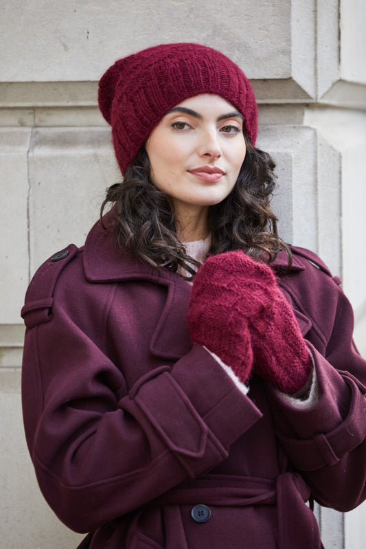 Heather Hat + Mittens - Mode by Rowan Pattern
