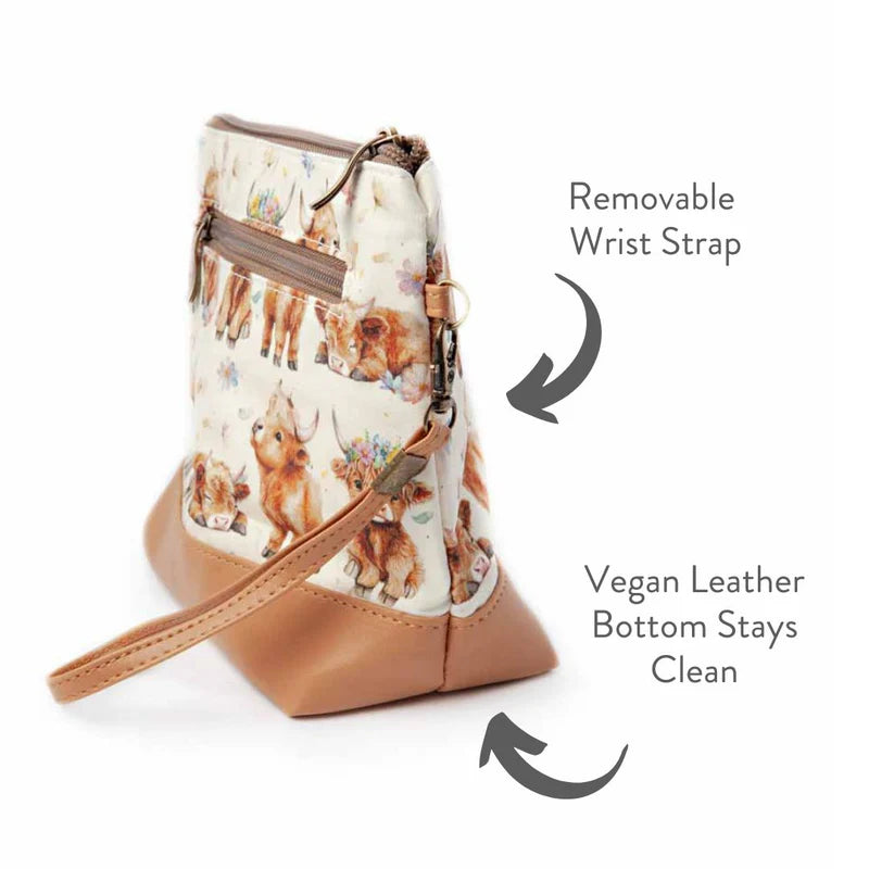 Large Zippered Knitting Project Bag