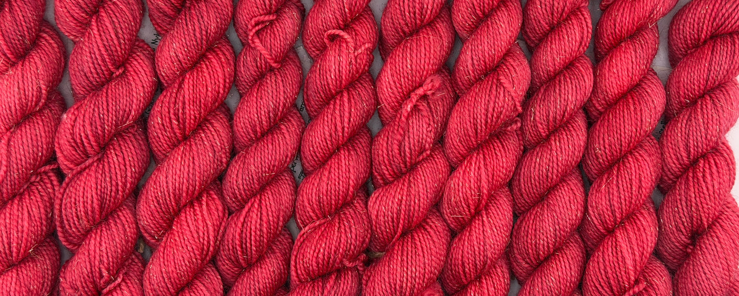 Fingering Mini's by Yarnette Hand Dyed Yarns