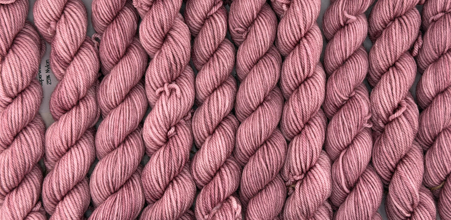 Fingering Mini's by Yarnette Hand Dyed Yarns