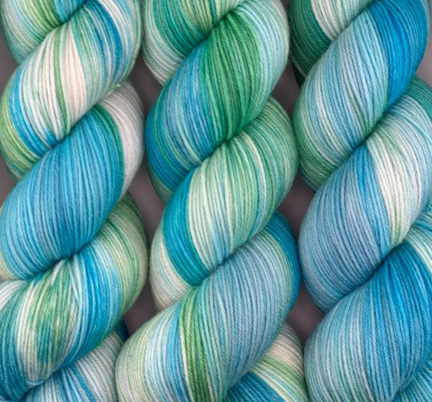 Caribbean Waves by Yarnette Hand Dyed Yarns