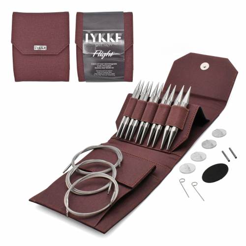 LYKKE Crafts Flight 5" Interchangeable Needles Set Bulky US10.75-17