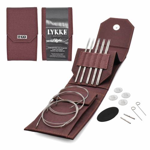 LYKKE Crafts Flight 5" Interchangeable Needles Set Mini US0-2.5