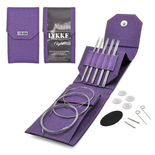 LYKKE Crafts Flight 5" Interchangeable Needles Set Mini US0-2.5