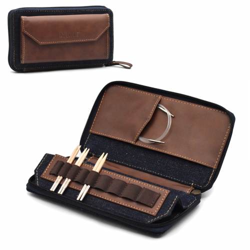 Oxford - Leather 3.5" Case with Zipper Closure