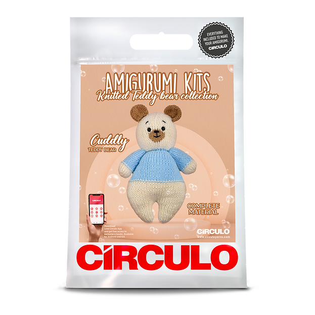 KNITTED TEDDY BEAR COLLECTION - Amigurumi Kit by Circulo