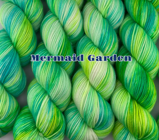 Mermaid Garden By Yarnette Hand Dyed Yarns