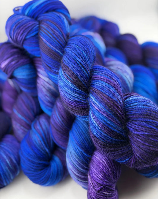 Midnight Iris by Yarnette Hand Dyed Yarns