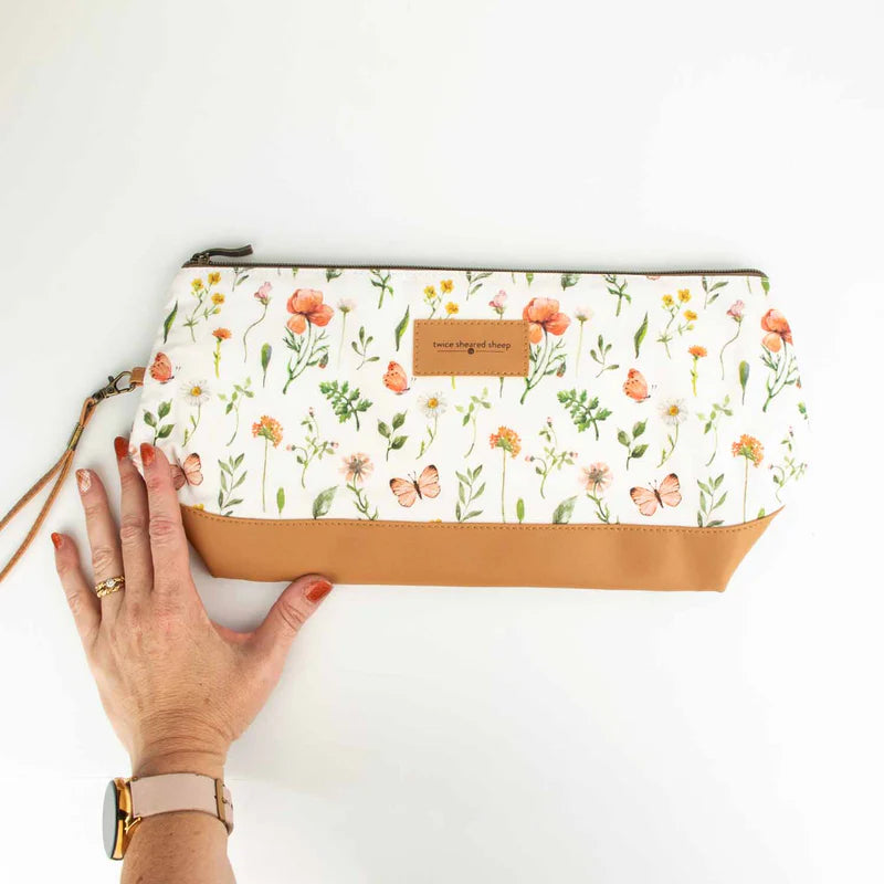 Mountain Meadow Trinity Bag – Medium Zippered Knitting Project Bag