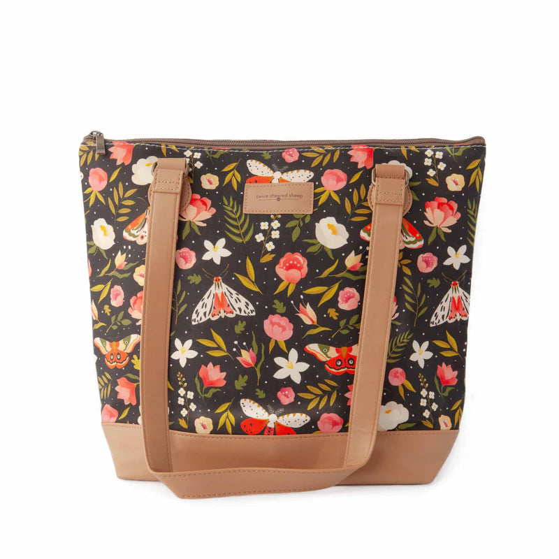 Large Zippered Knitting Project Bag