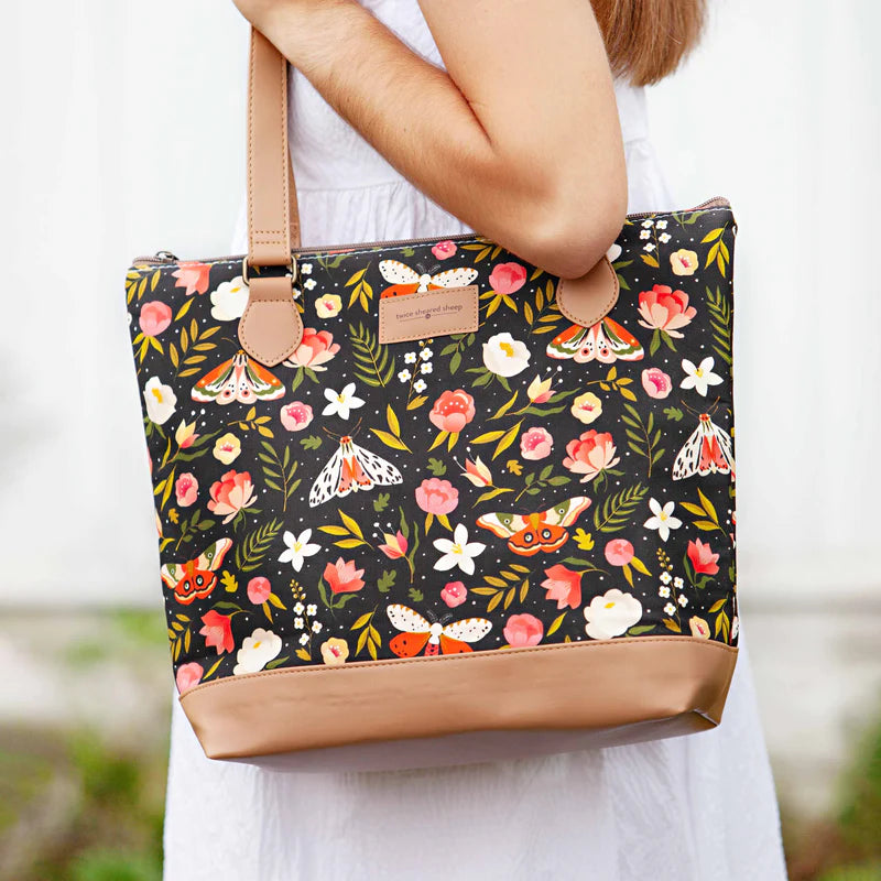 Large Zippered Knitting Project Bag