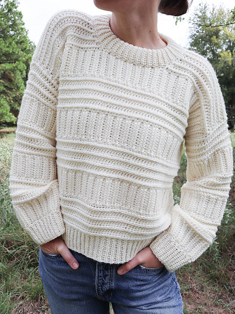 Obelisk Pullover Crochet Sweater Class- Intermediate
