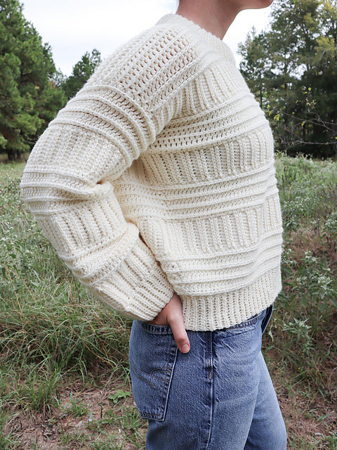Obelisk Pullover Crochet Sweater Class- Intermediate