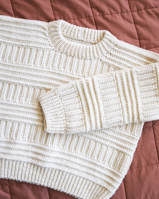 Obelisk Pullover Crochet Sweater Class- Intermediate
