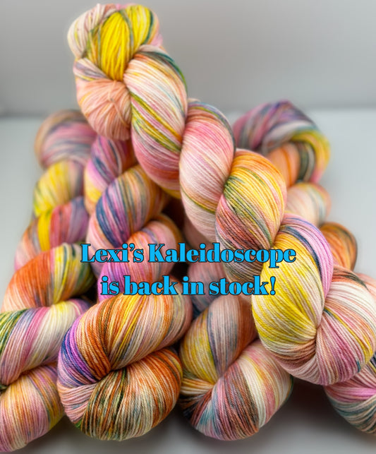 Lexi's Kaleidascope by Yarnette Hand Dyed Yarns