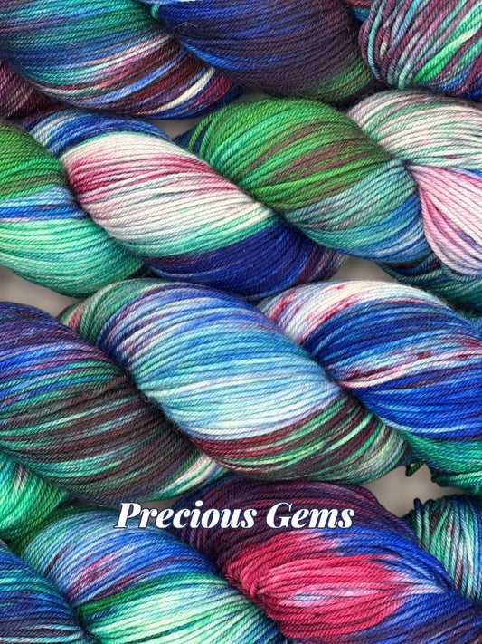 Precious Gems by Yarnette Hand Dyed Yarns