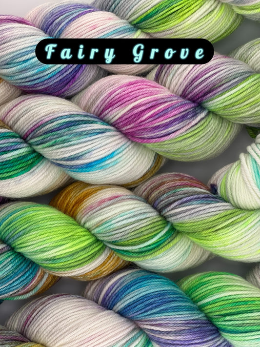 Fairy Grove by Yarnette Hand Dyed Yarns