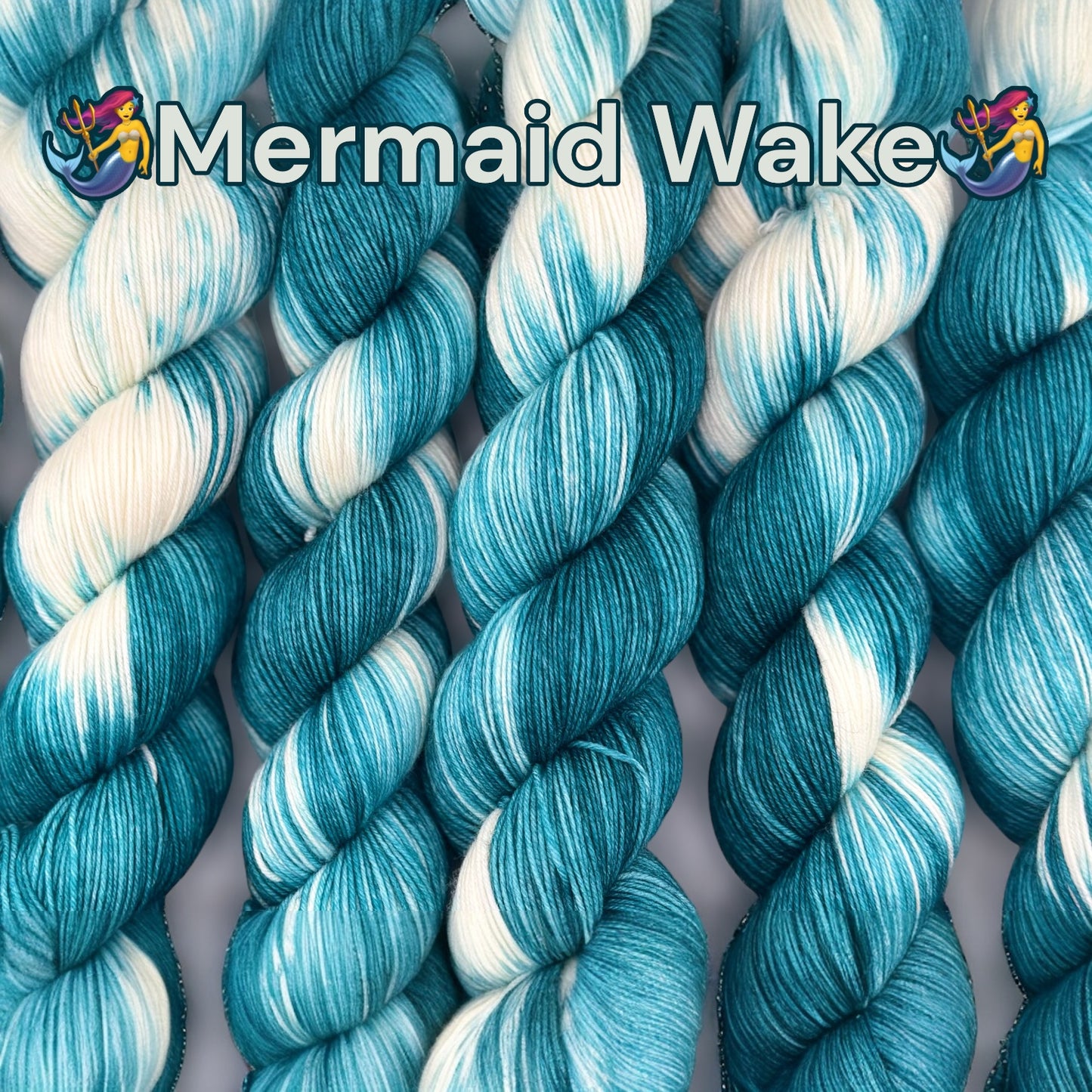 Mermaid's Wake by Yarnette Hand Dyed Yarns