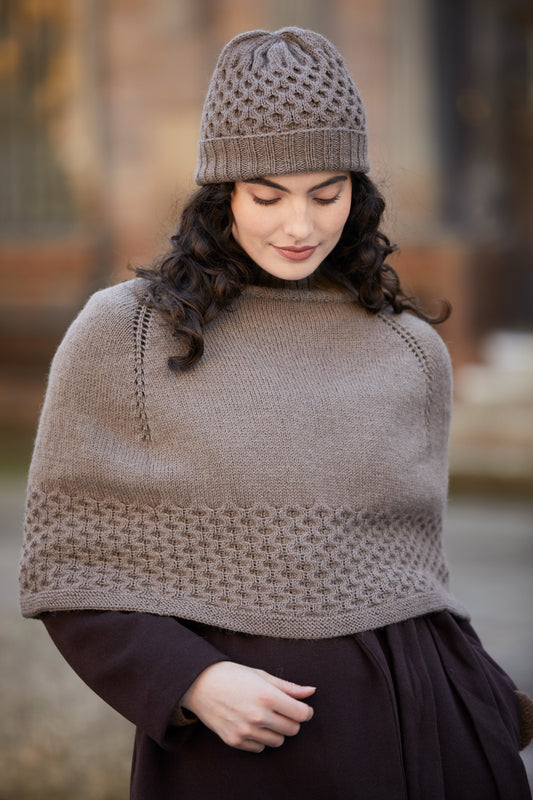 Rosalie Hat + Poncho Mode at Rowan Pattern
