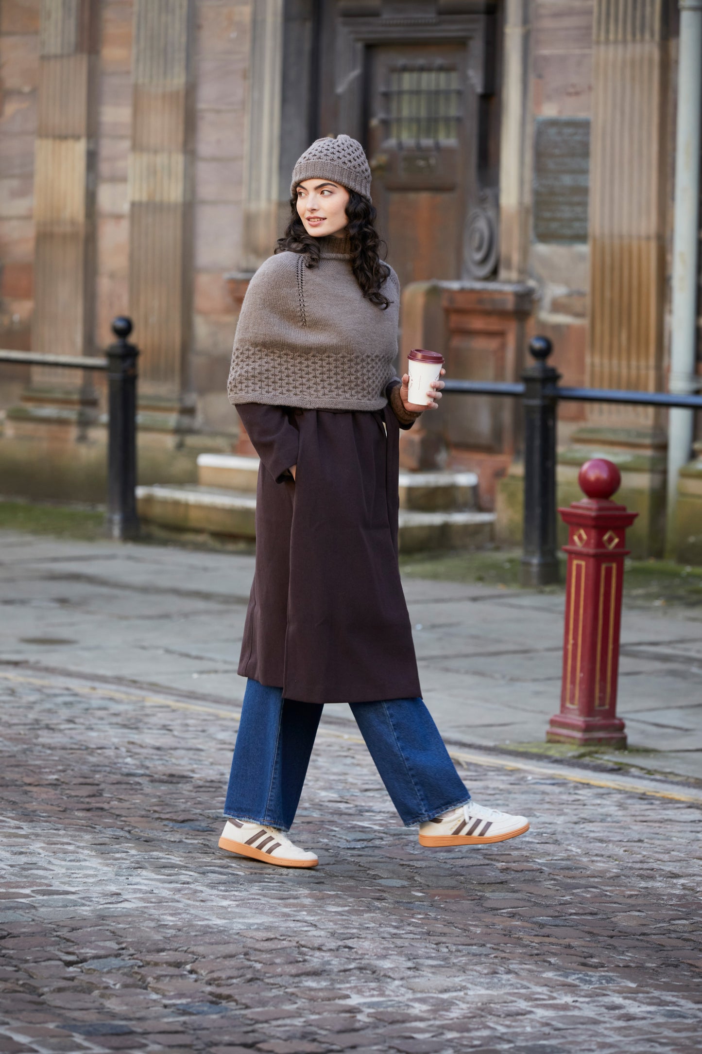 Rosalie Hat + Poncho Mode at Rowan Pattern