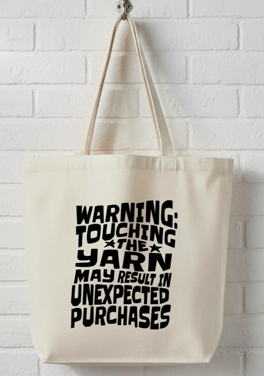 Warning: Unexpected Purchases... Canvas Tote Bag
